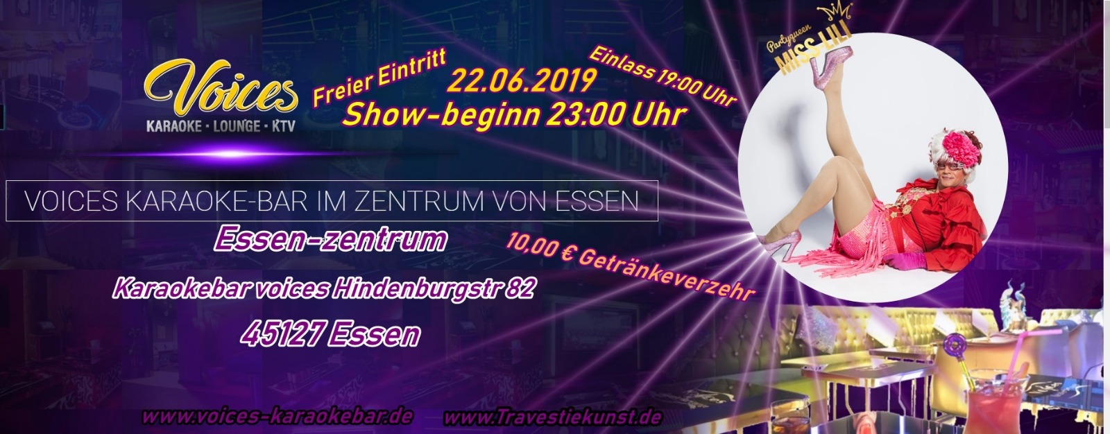 Karaoke Party mit Verlosung Voices Essen